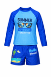 Boys Swim Long sleeve top & Shorts