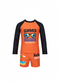 Boys Swim Long sleeve top & Shorts