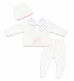 3 Piece Knitted baby gift set 1053