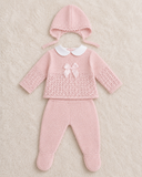 3 Piece Knitted baby gift set 1051