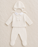 3 Piece Knitted baby gift set 1051