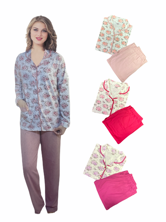 Women's 100% cotton pyjamas