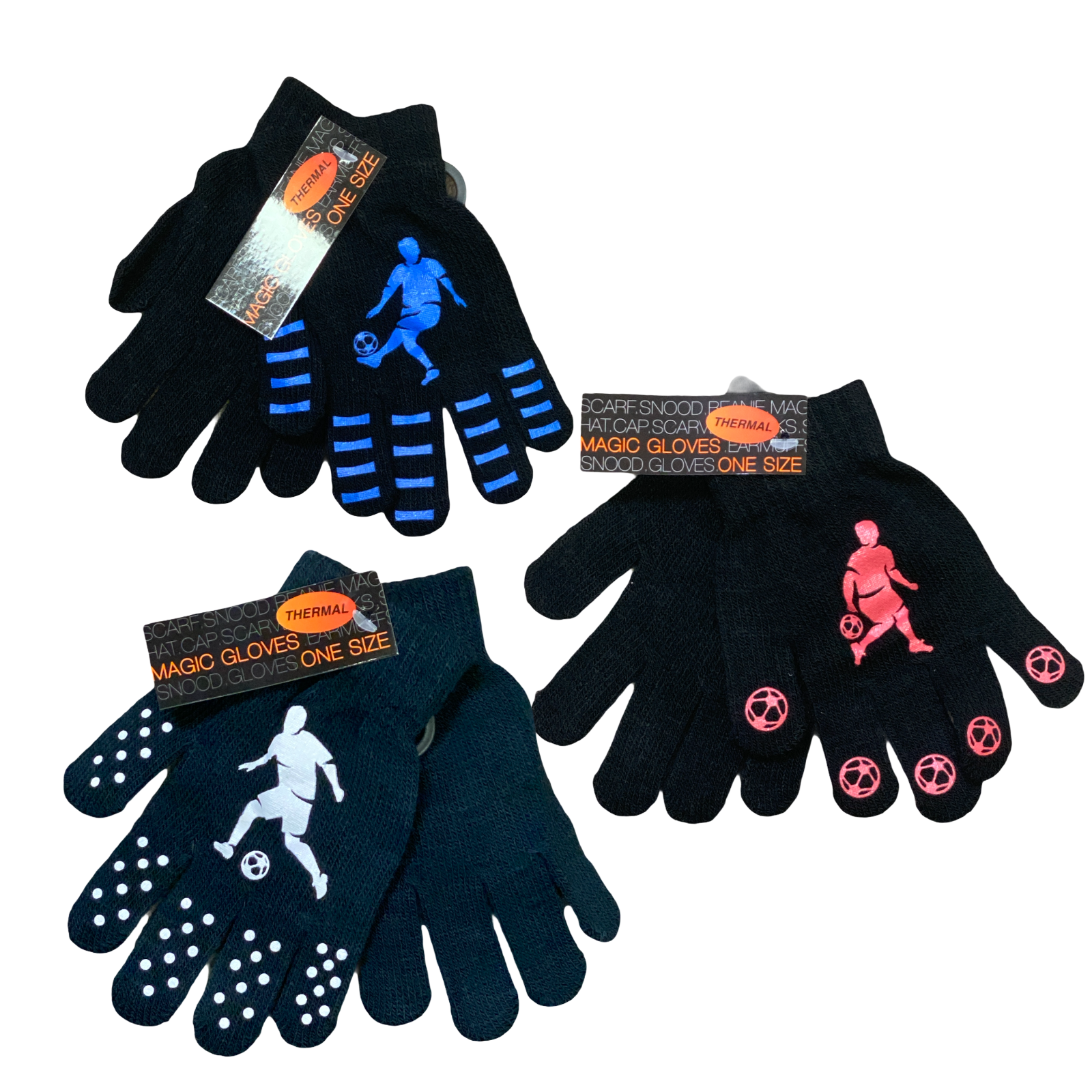 Kids 2 pack thermal Grip gloves Shop at Fame