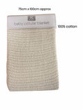 Cellular blanket  100% cotton