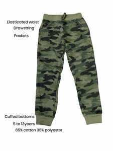 Camouflage  joggers