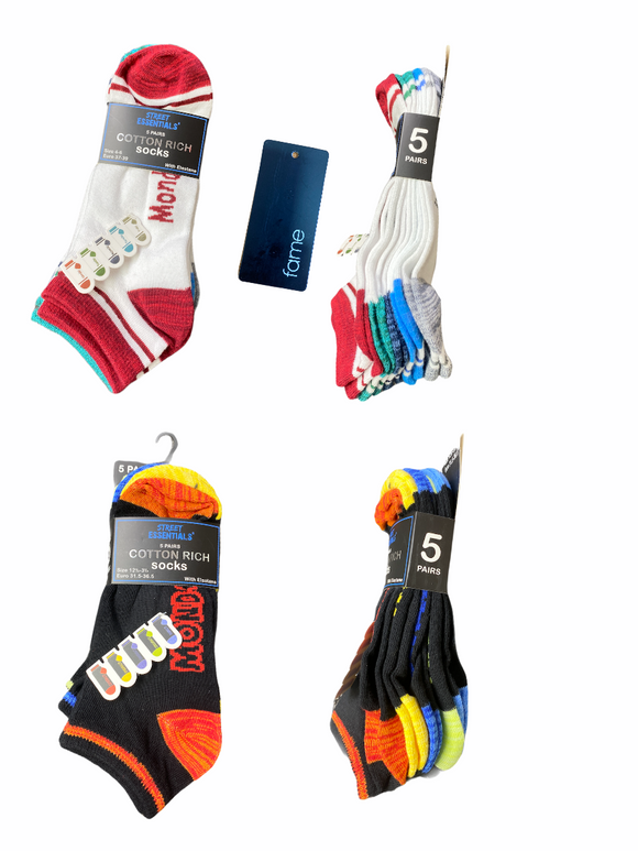 Children's Teens Unisex Trainer Socks