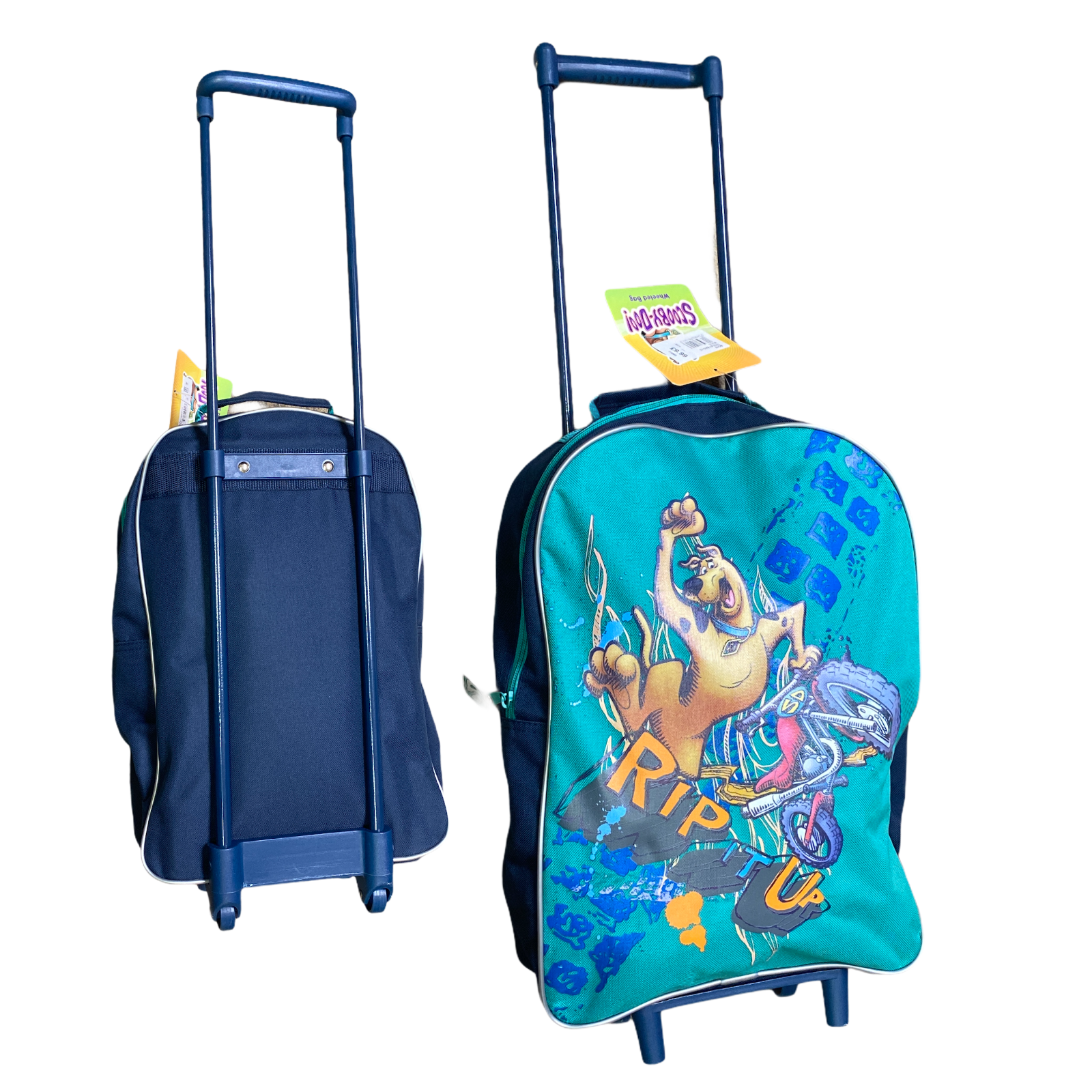 Kids pull top along bag