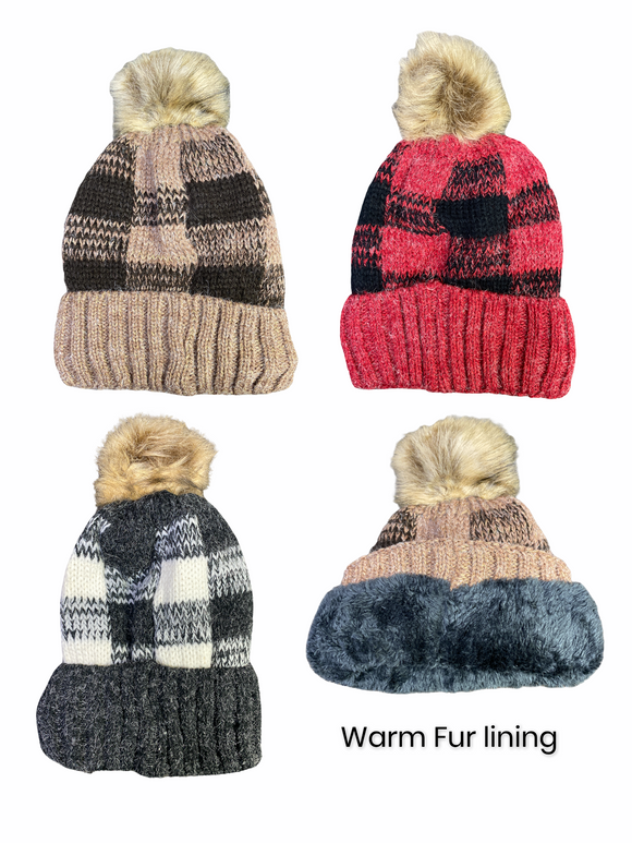Women’s Fur lining hats
