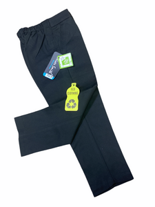 Adjustable waist pull up trousers