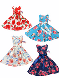 Girls floral party dress