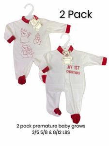 Baby premature Christmas baby grows
