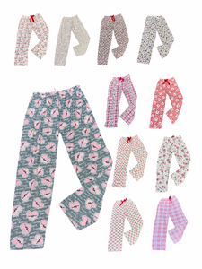 Women's 100% cotton pyjamas bottoms
