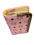 Women’s large double zip purse