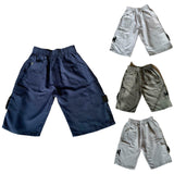 Boys Plain Cargo Shorts